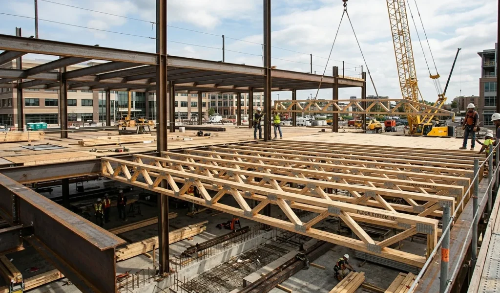 Commercial Floor Trusses