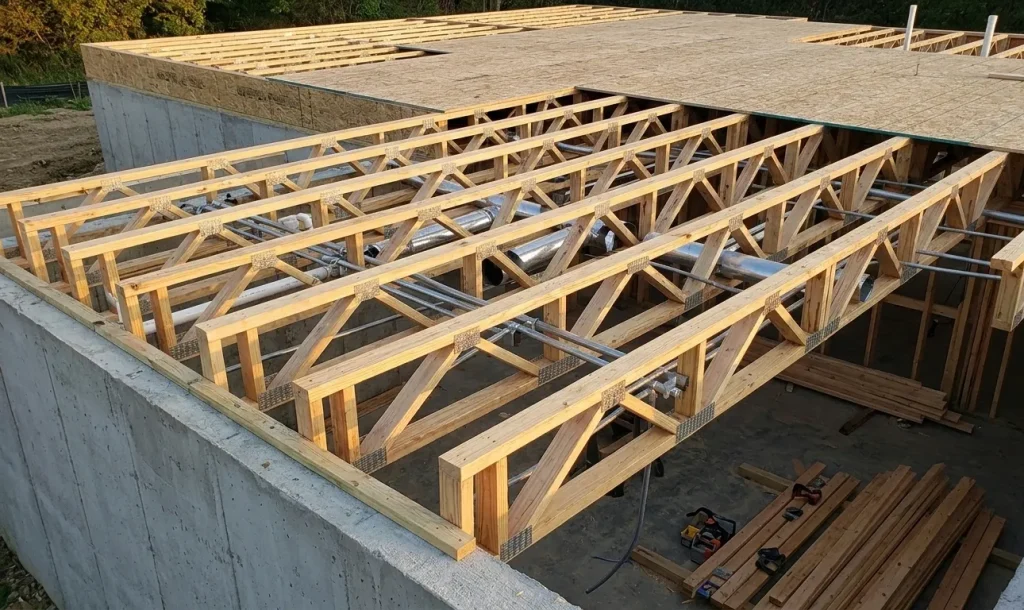 Long‐Span Floor Truss Systems