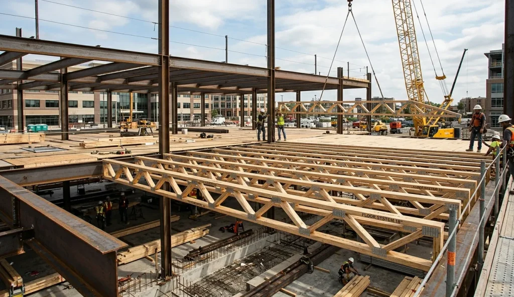 Commercial Floor Trusses